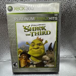 Shrek the Third (Microsoft Xbox 360, 2007) Complete w/ Manual Tested